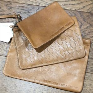 Hobo leather wristlets